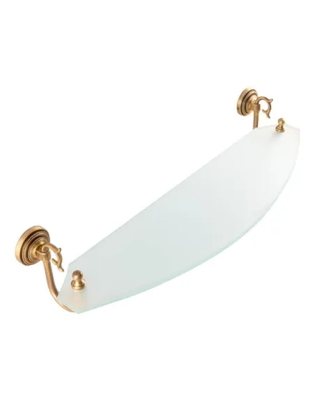 Полка для ванной Kugu Versace Antique 203A бронза, стекло - 4