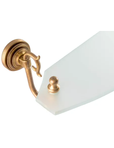 Полка для ванной Kugu Versace Antique 203A бронза, стекло - 5