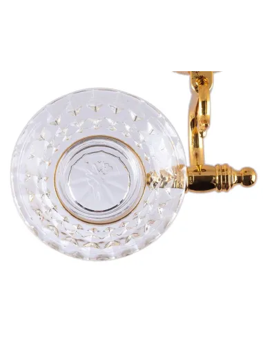 Мильниця Kugu Versace 207G золото, скло - 4