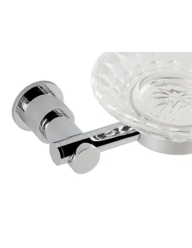 Мильниця Kugu Eva 107 хром, скло - 5