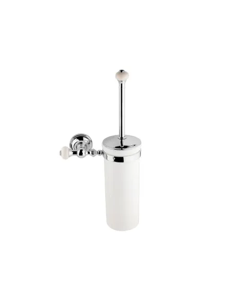 Йоршик для унітазу Kugu Pan 005C хром, кераміка - 2