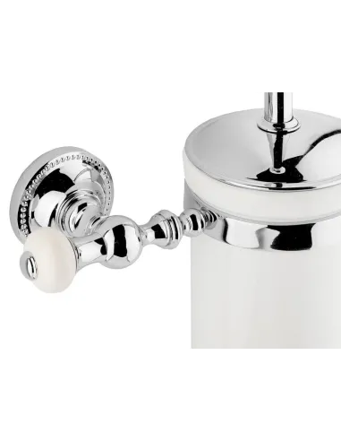 Йоршик для унітазу Kugu Pan 005C хром, кераміка - 5