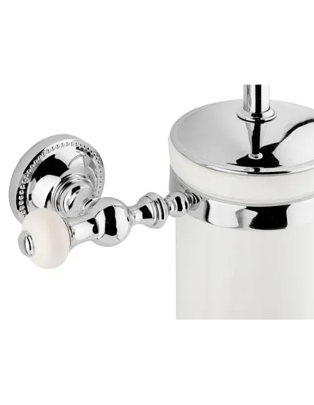 Йоршик для унітазу Kugu Pan 005C хром, кераміка - 5