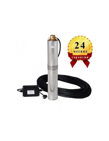 Центробежный скважинный насос Водолей БЦПЭ-0.5-63У, 1.27 кВт, кабель 63 метра - 3