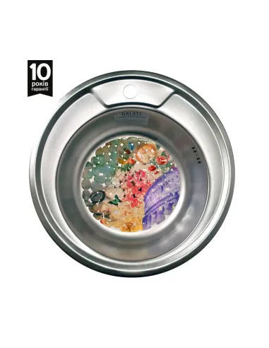 Мойка для кухни из нержавеющей стали круглая Romzha Sorin Eko Satin - 2