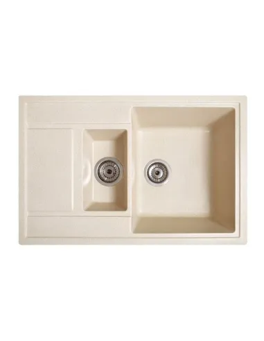 Мийка кухонна кам`яна прямокутна Romzha Jorum 78D Avena 501, 780x500x217 мм - 3