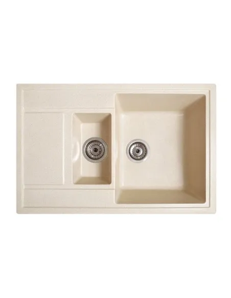 Мийка кухонна кам`яна прямокутна Romzha Jorum 78D Avena 501, 780x500x217 мм - 3