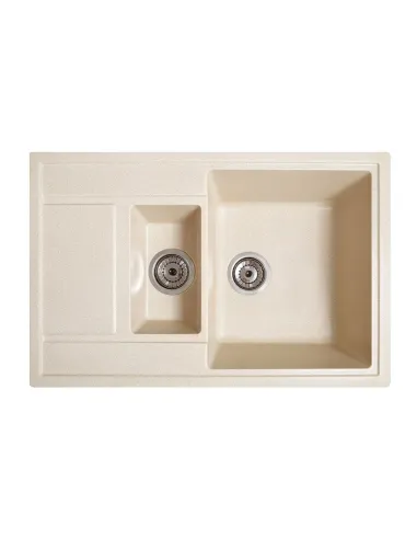 Мийка кухонна кам`яна прямокутна Romzha Jorum 78D Avena 501, 780x500x217 мм - 5