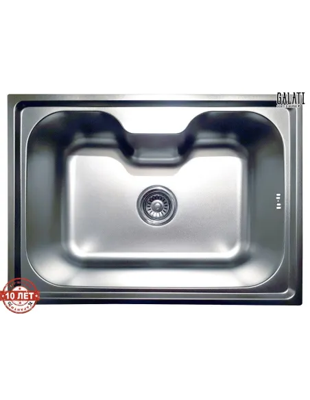 Мойка для кухни из нержавеющей стали прямоугольная Romzha Bella Satin, 430х600х200 мм - 7