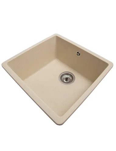 Мойка кухонная каменная квадратная Romzha Mira U-400 Avena 501, 440x420x217 мм - 6