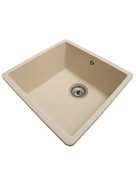 Мойка кухонная каменная квадратная Romzha Mira U-400 Avena 501, 440x420x217 мм - 6