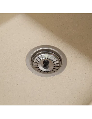 Мойка кухонная каменная квадратная Romzha Mira U-400 Avena 501, 440x420x217 мм - 8