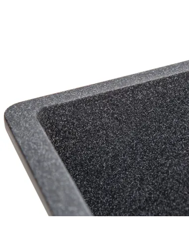 Мойка кухонная каменная квадратная Romzha Mira U-400 Grafit 201, 440x420x217 мм - 9