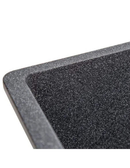 Мойка кухонная каменная квадратная Romzha Mira U-400 Grafit 201, 440x420x217 мм - 9