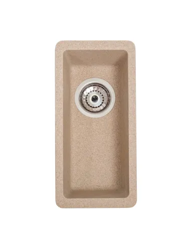 Мойка кухонная каменная прямоугольная Romzha Mira U-160 Piesok 301, 200x420x217 мм - 4