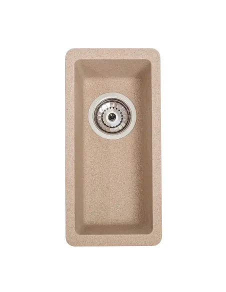 Мойка кухонная каменная прямоугольная Romzha Mira U-160 Piesok 301, 200x420x217 мм - 4