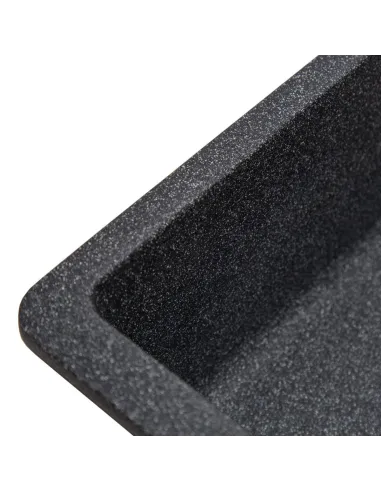 Мойка кухонная каменная прямоугольная Romzha Mira U-160 Grafit 201, 200x420x217 мм - 7