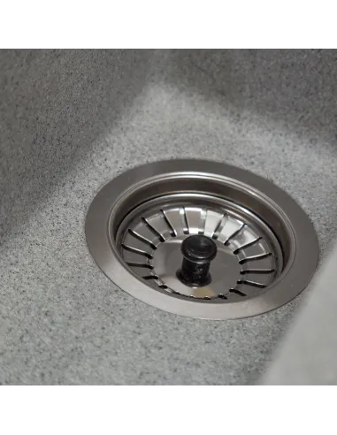 Мойка кухонная каменная прямоугольная Romzha Mira U-160 Seda 601, 200x420x217 мм - 6