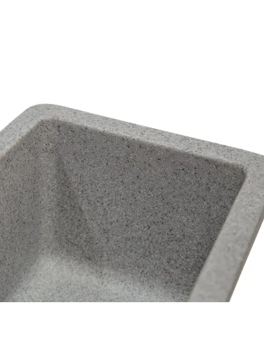 Мойка кухонная каменная прямоугольная Romzha Mira U-160 Seda 601, 200x420x217 мм - 7