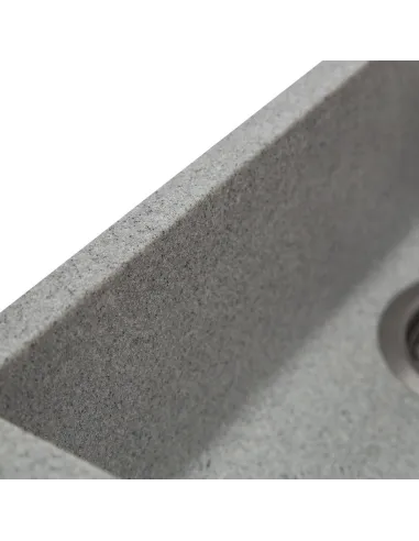 Мойка кухонная каменная прямоугольная Romzha Mira U-160 Seda 601, 200x420x217 мм - 8