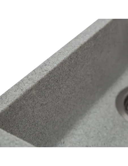 Мойка кухонная каменная прямоугольная Romzha Mira U-160 Seda 601, 200x420x217 мм - 8