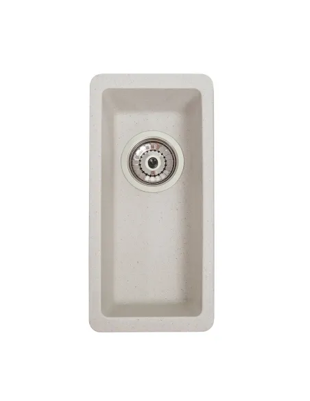 Мойка кухонная каменная прямоугольная Romzha Mira U-160 Biela 101, 200x420x217 мм - 4
