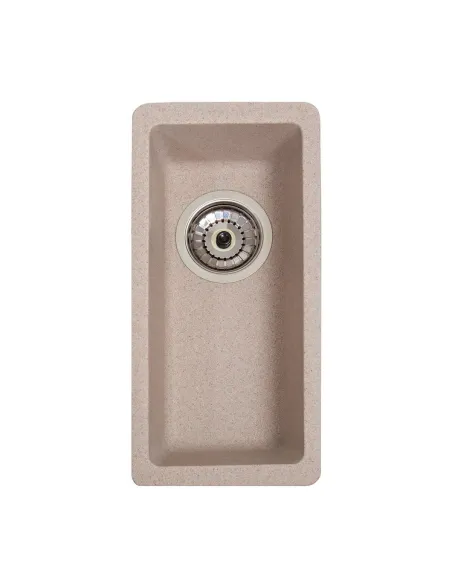 Мойка кухонная каменная прямоугольная Romzha Mira U-160 Bezhvy 401, 200x420x217 мм - 2