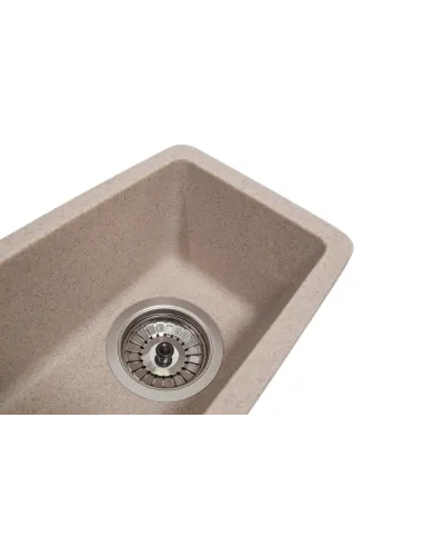 Мойка кухонная каменная прямоугольная Romzha Mira U-160 Bezhvy 401, 200x420x217 мм - 4