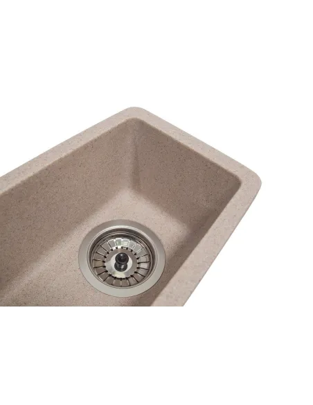 Мойка кухонная каменная прямоугольная Romzha Mira U-160 Bezhvy 401, 200x420x217 мм - 4