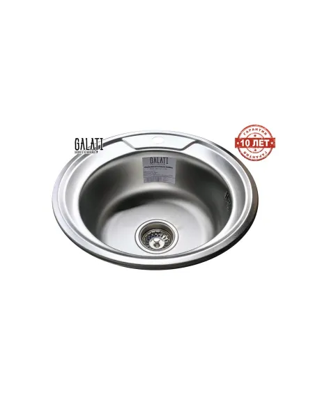 Мойка для кухни из нержавеющей стали круглая Romzha Sorin Mini Satin - 4