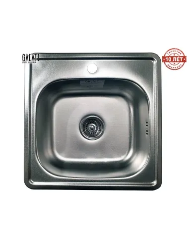 Мойка для кухни из нержавеющей стали квадратная Romzha Fifika Eko Textura - 5