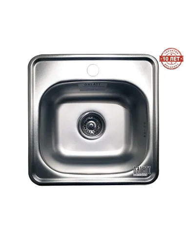 Мойка для кухни из нержавеющей стали квадратная Romzha Mala Eko Textura - 5