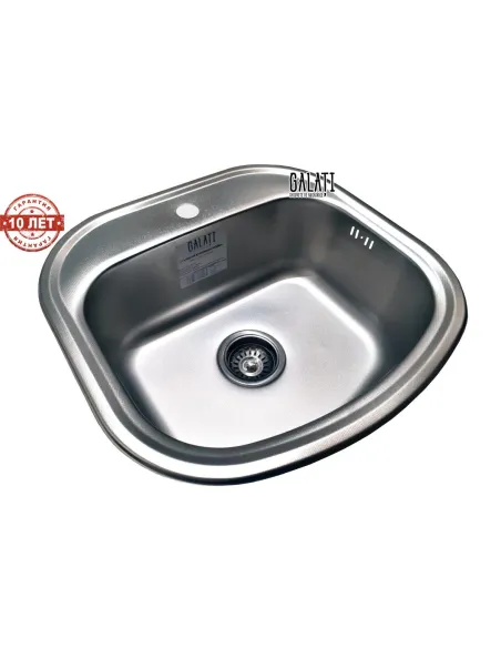 Мойка для кухни из нержавеющей стали овальная Romzha Vayorika Textura - 8