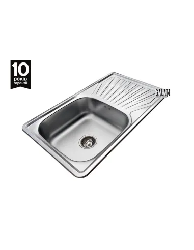 Мийка прямокутна Romzha Constanta Satin, нержавіюча сталь - 5