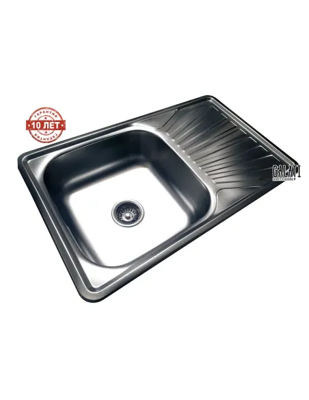 Мойка для кухни из нержавеющей стали прямоугольная Romzha Constanta textura - 6