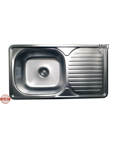 Мойка для кухни из нержавеющей стали прямоугольная Romzha Anka Satin - 6