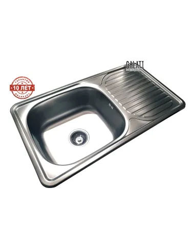 Мойка для кухни из нержавеющей стали прямоугольная Romzha Anka Satin - 7