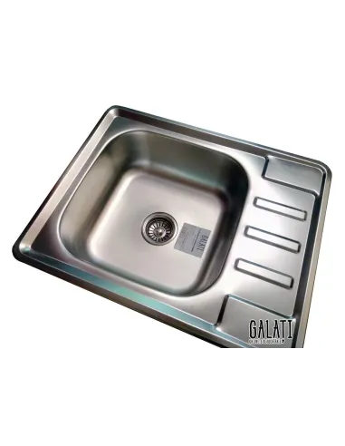 Мийка прямокутна Romzha Douro Satin, нержавіюча сталь - 7