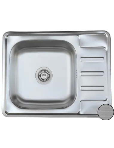Мойка для кухни из нержавеющей стали прямоугольная Romzha Douro textura - 4