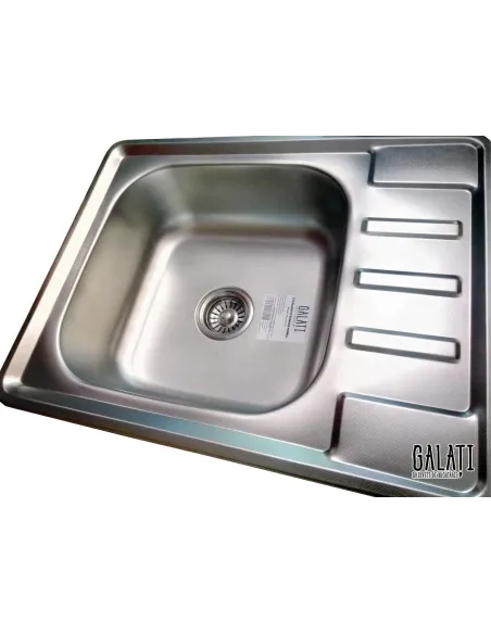 Мойка для кухни из нержавеющей стали прямоугольная Romzha Douro textura - 7