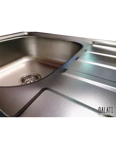 Мойка для кухни из нержавеющей стали прямоугольная Romzha Douro textura - 8