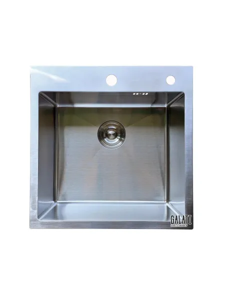 Мойка для кухни из нержавеющей стали квадратная Romzha Arta U-450 - 1