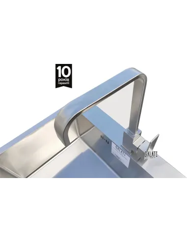 Смеситель для кухни Romzha Milos U, латунь, на гайке - 4