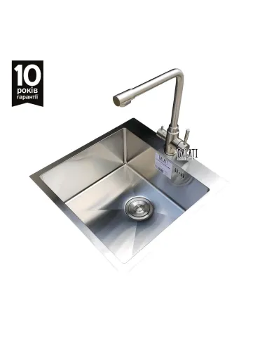 Смеситель для кухни Romzha Ionel Plus, латунь, на гайке, подвод для фильтра воды - 5