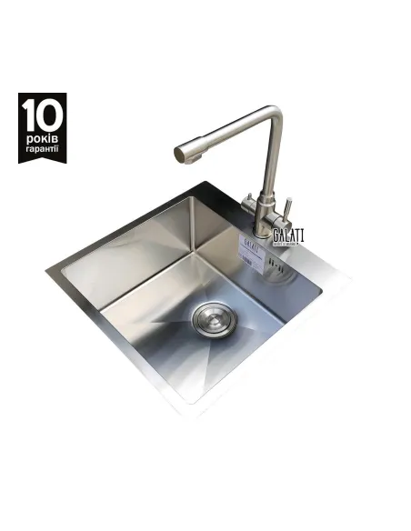 Смеситель для кухни Romzha Ionel Plus, латунь, на гайке, подвод для фильтра воды - 5