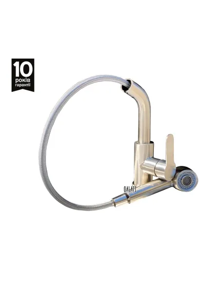 Змішувач для кухні Romzha Lusian D, з висувним виливом - 4