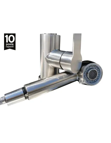 Змішувач для кухні Romzha Lusian D, з висувним виливом - 5