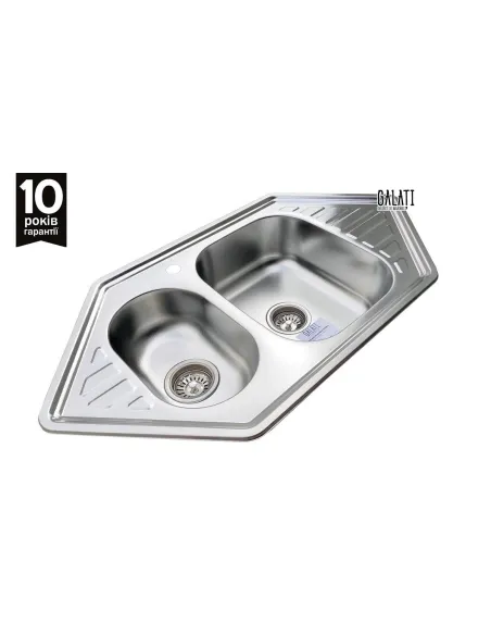 Мийка кутова Romzha Meduza 1.5C Textura - 2