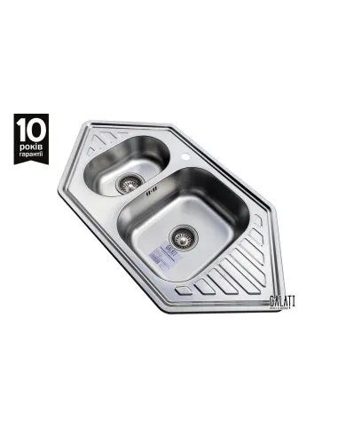 Мийка кутова Romzha Meduza 1.5C Textura - 3