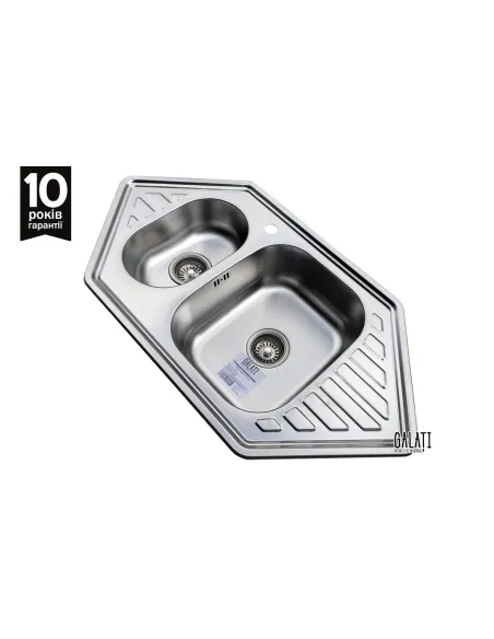 Мийка кутова Romzha Meduza 1.5C Textura - 3